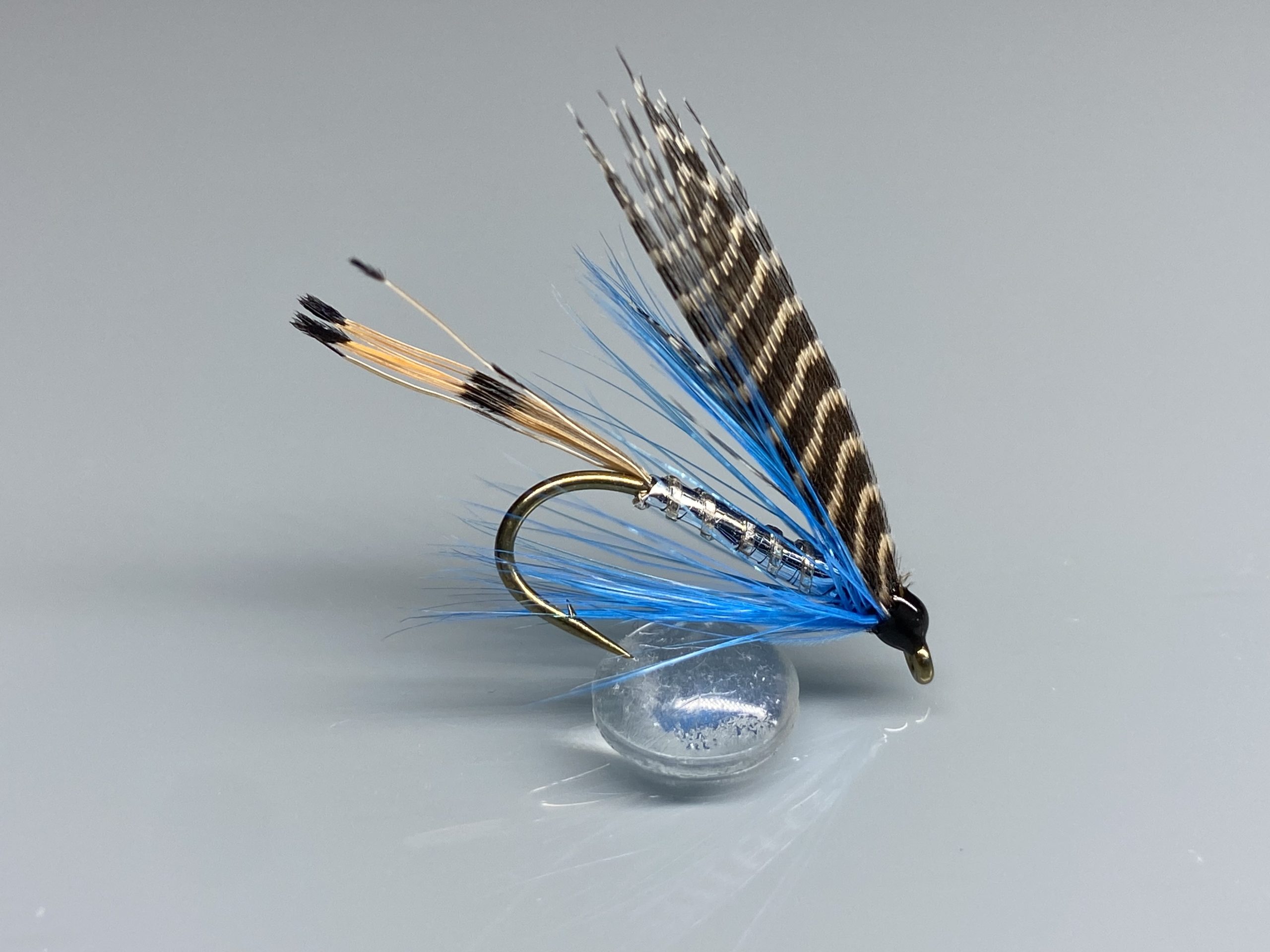 Teal blue and Silver